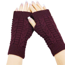 Fingerless Gloves For Women Men Warm Wool Knitting Arm Gloves Unisex Soft Warm Mittens female gloves IMY66
