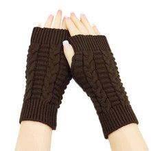 Fingerless Gloves For Women Men Warm Wool Knitting Arm Gloves Unisex Soft Warm Mittens female gloves IMY66