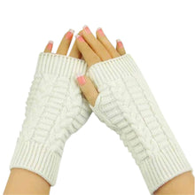 Fingerless Gloves For Women Men Warm Wool Knitting Arm Gloves Unisex Soft Warm Mittens female gloves IMY66