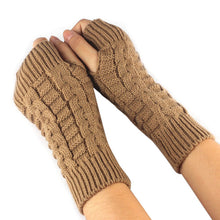 Fingerless Gloves For Women Men Warm Wool Knitting Arm Gloves Unisex Soft Warm Mittens female gloves IMY66