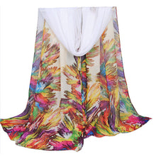Print Scarf For Women Long Soft Wrap Scarf Ladies Shawl Chiffon Silk Scarf Women From India Scarves IMY66