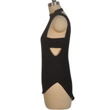 Style Women Sexy Hollow Halter Vest Top Sleeveless Blouse Casual Tank Tops T-Shirt blusas femininas IMY66