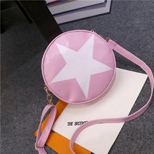 Women Bag Mini Handbag Star Circle Pentagram Crossbody Shoulder Bag Cellphone Messenger Bags bolsa feminina IMY66