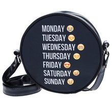 Women Bag Print PU Leather Round Handbag Cross Body Shoulder Bag Cute Roll Shoulder Bag bolsas femininas IMY66