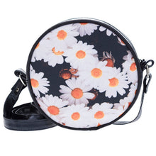 Women Bag Print PU Leather Round Handbag Cross Body Shoulder Bag Cute Roll Shoulder Bag bolsas femininas IMY66