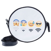 Women Bag Print PU Leather Round Handbag Cross Body Shoulder Bag Cute Roll Shoulder Bag bolsas femininas IMY66