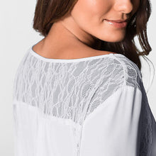 Women Blouse Shirt Casual Irregular Loose Hollow Lace Splice Long Sleeve Tops Shirts White Blusas feminina IMY66