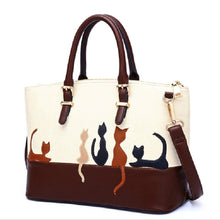 Women Cat PU Leather Shoulder Bag Ladies Crossbody Bag Purse Handbag Messenger Bag bolsas feminina IMY66