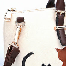 Women Cat PU Leather Shoulder Bag Ladies Crossbody Bag Purse Handbag Messenger Bag bolsas feminina IMY66