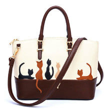 Women Cat PU Leather Shoulder Bag Ladies Crossbody Bag Purse Handbag Messenger Bag bolsas feminina IMY66
