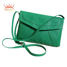 Women Leather Shoulder Bag Candy Color Message Bags Envelopes Satchel Body Tote Handbag IMY66