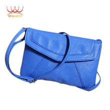 Women Leather Shoulder Bag Candy Color Message Bags Envelopes Satchel Body Tote Handbag IMY66