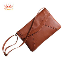Women Leather Shoulder Bag Candy Color Message Bags Envelopes Satchel Body Tote Handbag IMY66