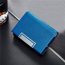 Women Men PU Leather Credit Card Package Card Holder Business Card Case Bag Mini Box Pocket Wallet Case IMY66