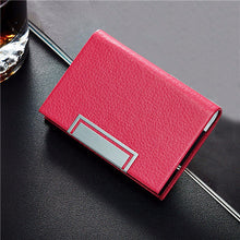 Women Men PU Leather Credit Card Package Card Holder Business Card Case Bag Mini Box Pocket Wallet Case IMY66