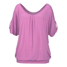 Women Blusas Backless Lace Patchwork Shirts Casual Short Sleeve O-Neck Blouse Tops blusa feminina IMY66