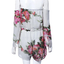 macaquinho Jumpsuit Women Sexy Long Sleeve Playsuit Bodysuit Floral Print Jumpsuits overalls for women IMY66