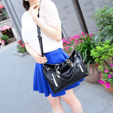 Fashoin Women PU Leather Bag Satchel Shoulder Bag Crossbody Messenger Briefcase Handbag bolsa feminina IMY66