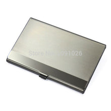 Waterproof Stainless Steel Silver Aluminium Metal Case Box Business ID Credit Card Holder Case Cover IMY66
