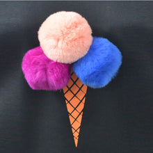 Funny Ice Cream Print Women hoodies Casual Sweatshirt Plush Ball Long Sleeve Blouse Shirt Long Pants Outfit Suit IMY66