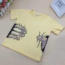 Funny T-Shirts For Baby Kids Boys Children Boy Kids Child Cartoon 3D Hand Short Sleeve T-Shirt Tees Clothes IMY66