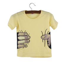 Funny T-Shirts For Baby Kids Boys Children Boy Kids Child Cartoon 3D Hand Short Sleeve T-Shirt Tees Clothes IMY66