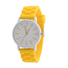 GENEVA silicone watches women quartz casual sports watch round dial relogios feminino IMY66