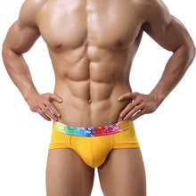 Men's Sexy Cotton Printed Gay Underwear shorts men underpants Soft Briefs IMY66