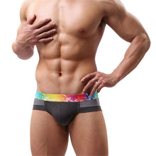 Men's Sexy Cotton Printed Gay Underwear shorts men underpants Soft Briefs IMY66