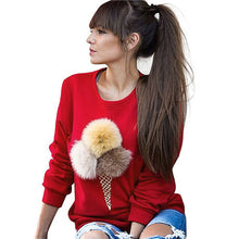 Hottest Trend Women Sweatshirt Blouse Kawaii Pompon Long Sleeve Pullovers Women Hoodies Streetwear sudaderas mujer IMY66