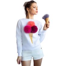 Hottest Trend Women Sweatshirt Blouse Kawaii Pompon Long Sleeve Pullovers Women Hoodies Streetwear sudaderas mujer IMY66