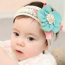 Infant Baby Lace Flower Hair Band Headband Elastic Hair Headwear Big Flower Accessories Bandage On a Head For Girls IMY66