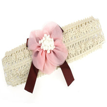 Infant Baby Lace Flower Hair Band Headband Elastic Hair Headwear Big Flower Accessories Bandage On a Head For Girls IMY66