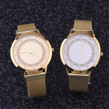 Men Wrist Watch Luxury Gold Full Stainless Steel Mesh Strap Quartz Watches Men Clock relogios masculino IMY66