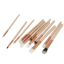 12 Pcs/Set Good Women Pro Cosmetic Makeup Brush Set Foundation Powder Brush Sets Kits Tools IMY66