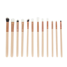 12 Pcs/Set Good Women Pro Cosmetic Makeup Brush Set Foundation Powder Brush Sets Kits Tools IMY66