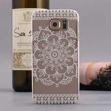 Flower Hard Back Phone Case Cover for Samsung Galaxy S6 Henna Full Mandala Dream Catcher Cases IMY66