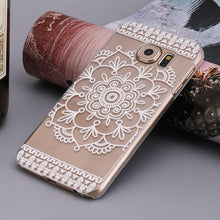 Flower Hard Back Phone Case Cover for Samsung Galaxy S6 Henna Full Mandala Dream Catcher Cases IMY66