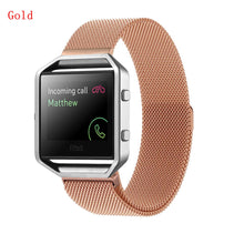 Milanese Magnetic Loop Stainless Steel Mesh Watch Bands Strap Bracelet For Fitbit Blazed IMY66