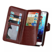 Phone Case 9 Card slot Leather Wallet Case Flip Cover For Samsung Galaxy S7 Edge IMY66