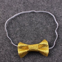 Baby Girls Photo Props Bling Headbands Gilding Bowknot Hair Accessories Forborns Girls Infant Hair Band IMY66