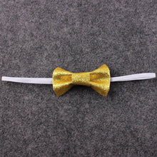 Baby Girls Photo Props Bling Headbands Gilding Bowknot Hair Accessories Forborns Girls Infant Hair Band IMY66