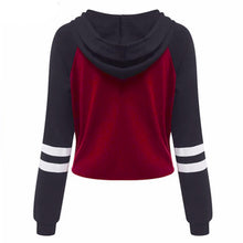 Casual Women T-Shirts Hooded Sweatershirt Long Sleeve Round Neck ShorT-Shirt Women's Clothing camisetas mujer IMY66