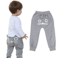 Clothes For Children Kids Baby Boys Girls Casual Zipper Cartoon Shark Teeth Harem Pants Trousers Leisure Pants IMY66