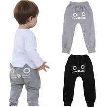 Clothes For Children Kids Baby Boys Girls Casual Zipper Cartoon Shark Teeth Harem Pants Trousers Leisure Pants IMY66