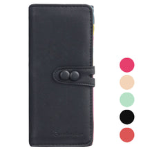 Desigh PU Leather Wallet Small Fresh Card Holder Clutch Bags Wallet Mobile Phone Bag Long Purse IMY66