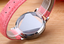 Mens Womens Quartz Watches Unique Hollowed-out Triangular Dial Wristwatch Watch Relogio Masculino Clock IMY66