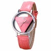 Mens Womens Quartz Watches Unique Hollowed-out Triangular Dial Wristwatch Watch Relogio Masculino Clock IMY66