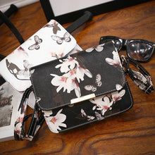 Designer Women Bag Floral PU Leather Shoulder Bag Satchel Crossbody Handbag Messenger Bag Purses bolsa feminina IMY66