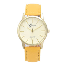 Simple Style Watches Women Ladies Faux Leather Analog Quartz Wrist Watch relogio feminino hours IMY66